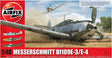 Airfix modelsæt fly - 05120b messerschmitt bf109e-3 e-4 WWII - tysk propelfly plastik - 1:48 - modelfremstilling