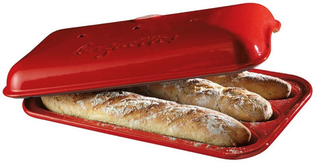 Emile henry baguetteform - 390x240mm - grand cru
