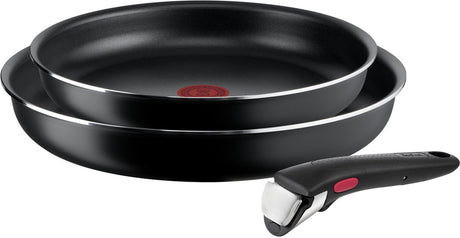 Tefal ingenio easy cook clean - pandesæt - 3-delt - ikke egnet til induktion - stabelbar - aftageligt håndtag