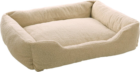 Flamingo mieke - mand honden - mand mieke rechthoekig + rits beige 80x67x20cm - 1st - 137207 - 1st