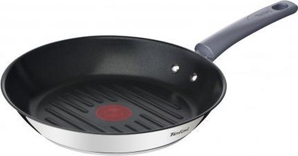 Tefal daily cook grillpande - rund - 26 cm - sort