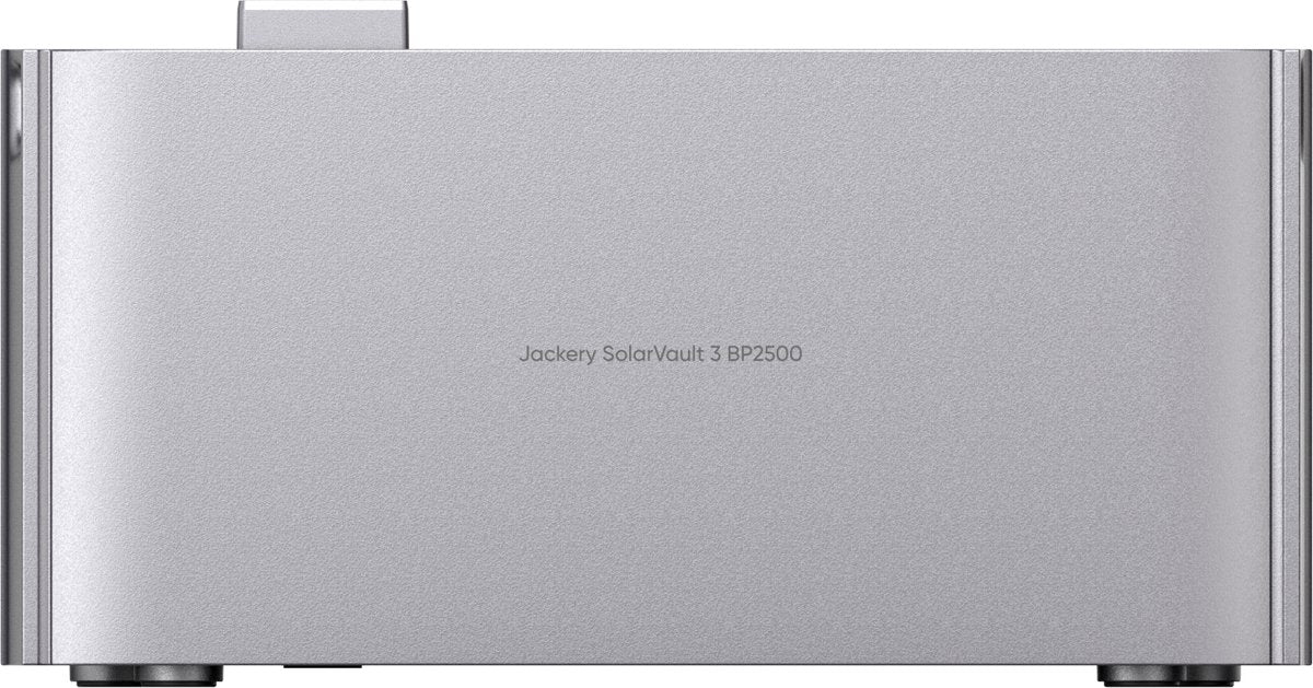 Jackery solarvault 3 - bp2500 - 2.520 wh - udvidelig opbevaring.