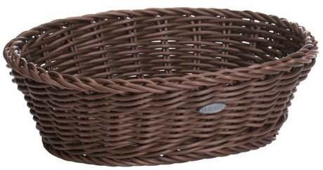 Westmark saleen kurv oval 26x19x8cm - brun opbevaringskurv plast.