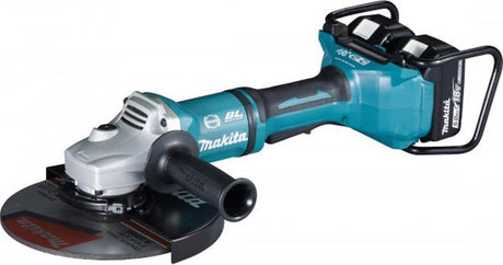 Makita dga900pt2 36v (2x 18v) li-ion batteri vinkelsliber sæt (2x 5,0ah batteri) i etui - 230 mm - børsteløs