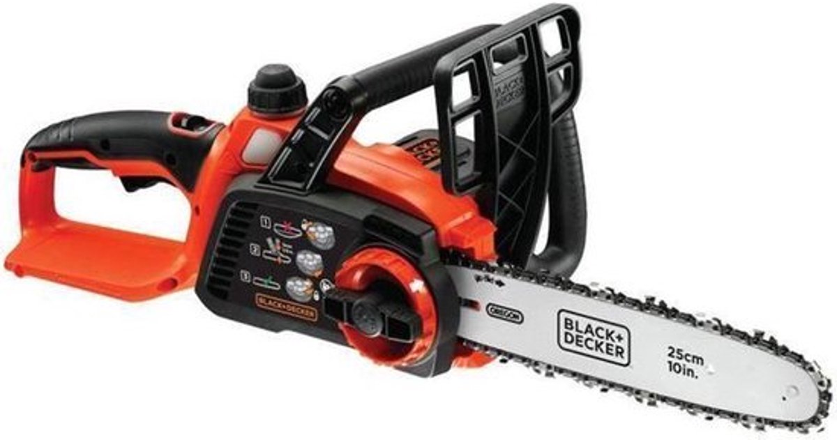 Black+decker 18v 25cm motorsav uden batteri og oplader - gkc1825lb-xj