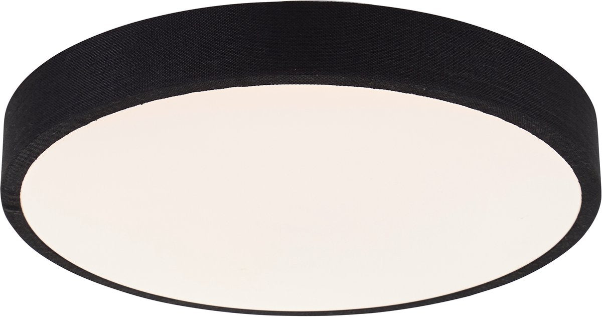 Brilliant filiz - loftslampe - ø 38,5 cm - LED 24w - 3-trins dæmpbar - sort og hvid
