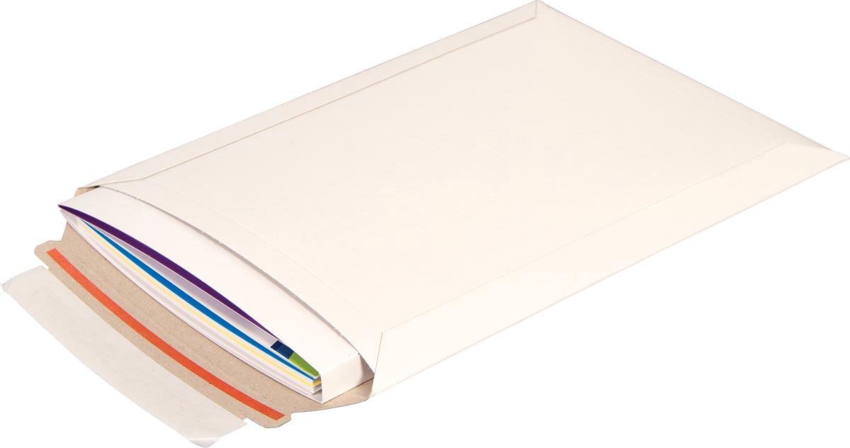Cleverpack envelop a5 - 176x250mm karton wit - 5 stuks