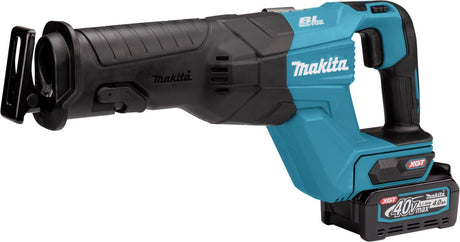 Makita jr001gm201 xgt 40v max li-ion batteri frem- og tilbagegående savsæt (2x 4.0ah) i kuffert - børsteløs