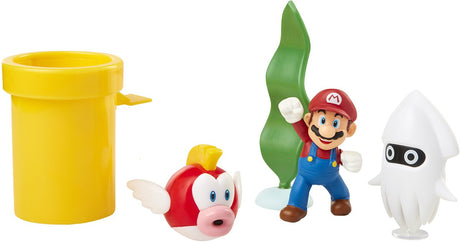Jakks Nintendo 6cm undervandsdiorama