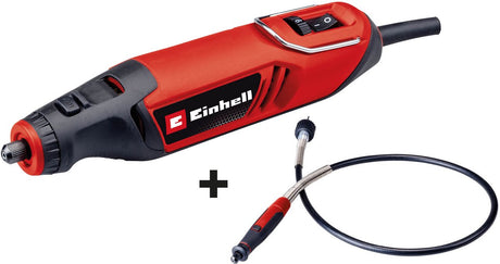 Einhell tc-mt 150 e slibegraveringsmaskine graveringsmaskiner (rød sort, inkl. 117 dele tilbehørssæt i praktisk opbevaringsboks)