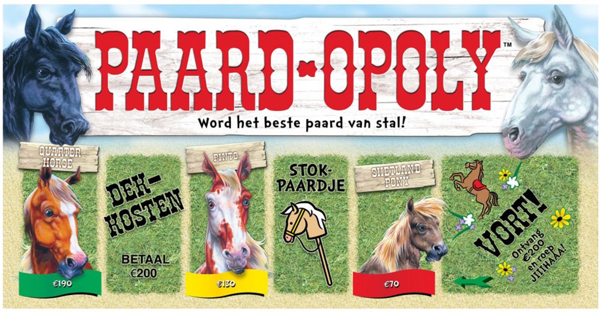 Opoly hest - brætspil