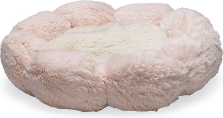 Beeztees kitten ligmand maui - kattenmand - pluche - roze - 50x50x15 cm one size