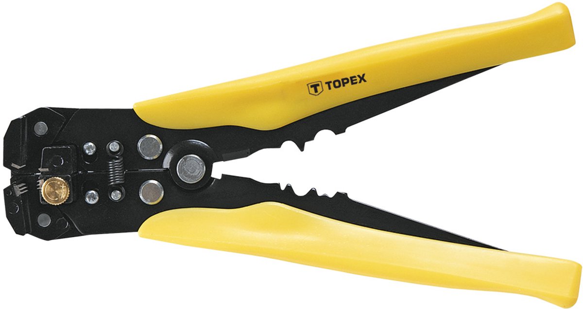 Topex - automatisk isoleringsafisoleringsværktøj - 210 mm - ergonomisk håndtag - med forbindelseslæber