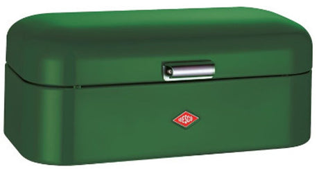 Wesco grandy brødspand | 10 liter - størrelse l | metal - mørkegrøn | køkken opbevaring | special edition jul
