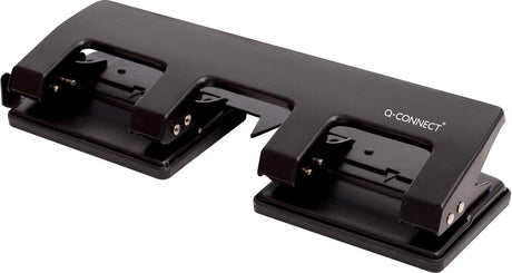Q-connect 4-hullers stempel | op til 25 ark | sort