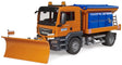 Bruder man tgs gritter med sneplov 1:16