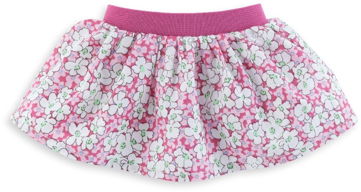 Corolle ma - blomstret dukkenederdel