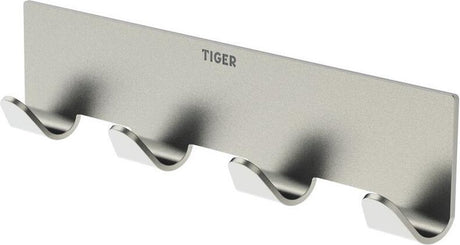 Tigerstativ basic - håndklædekrog - børstet rustfrit stål