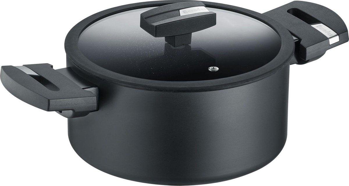 Berndes - b.grøn - kogepande - 24 cm - genanvendt aluminium - sølv