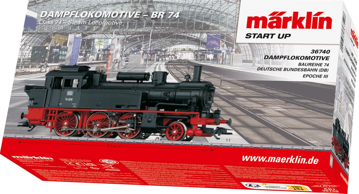 Märklin starter tanklokomotiv serie 74