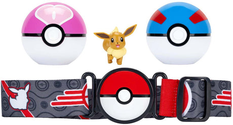 Jazwares Pokémon Clip 'n' Go med Strap Playset Eevee Great Ball