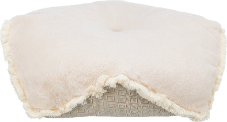 Trixie - hundepude - boho kantet - beige - 50x50 cm