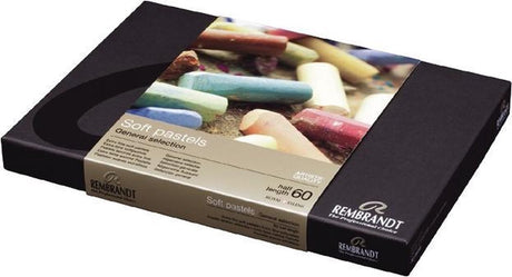 Rembrandt soft pastel set algemene selectie deluxe | 60 halve pastels