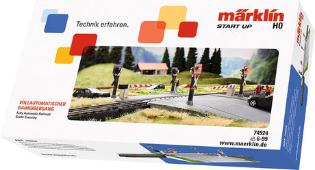 Märklin opstart - fuldautomatisk overkørsel