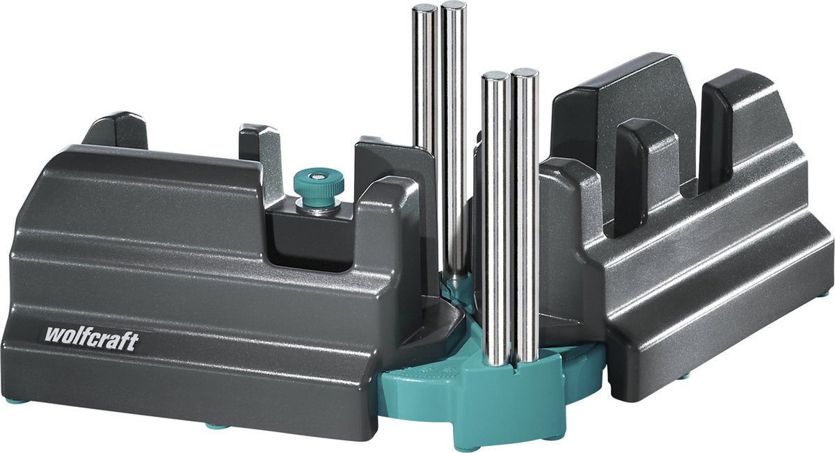 Wolfcraft - skrå- og geringsboks - 2-i-1 produkt til fodlister - 100 mm - 6948200