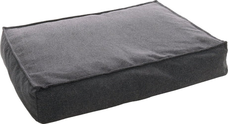 Flamingo hondenkussen – avalon rechthoekig donkergrijs – orthopedisch memory foam – 100x70x18 cm – afneembare hoes antislip bodem