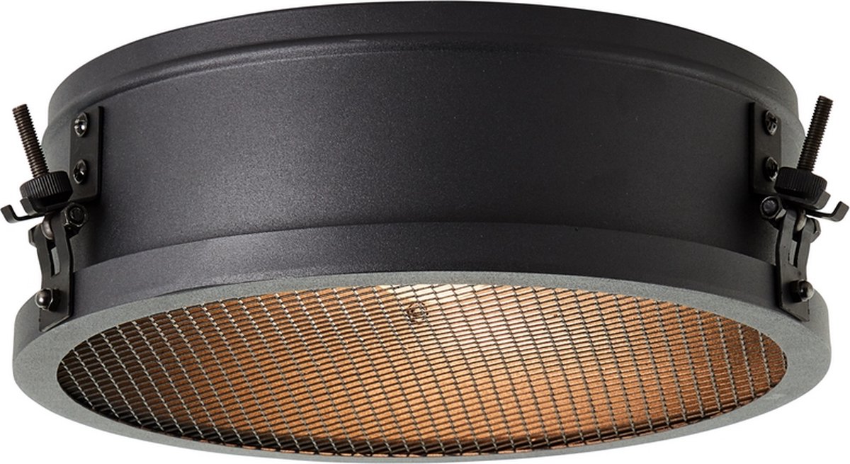 Brilliant zois - loftslampe (dm 300mm) e27 max 2x60w - sort