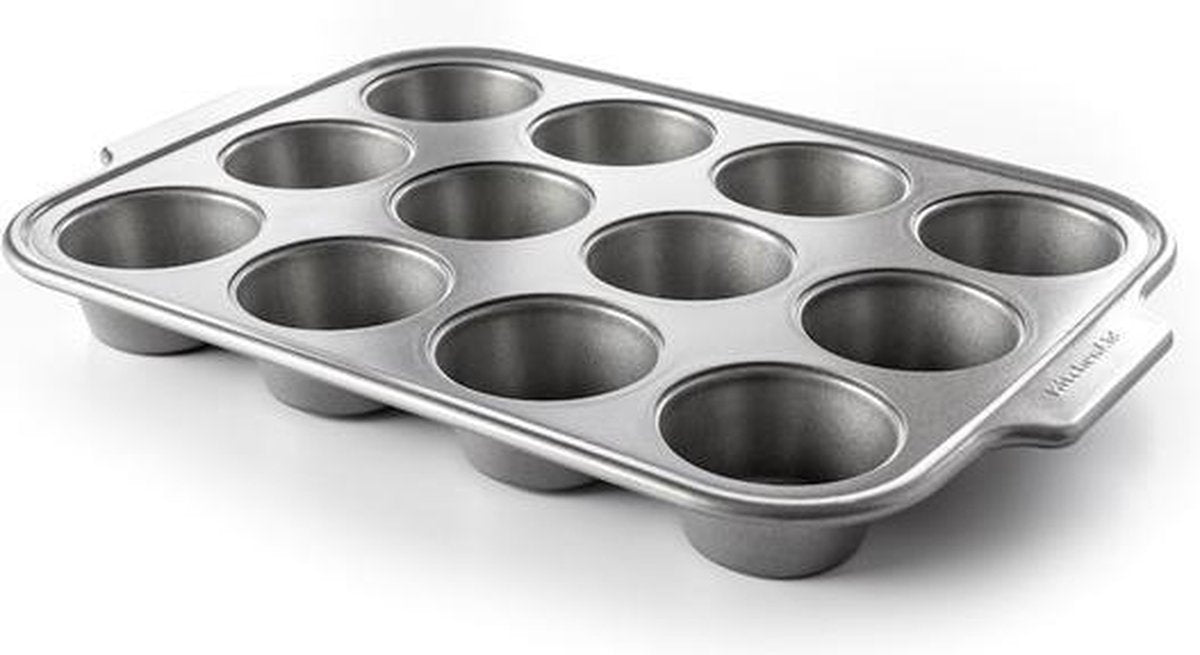 Kitchenaid muffinsform aluminiseret hank 12 stk