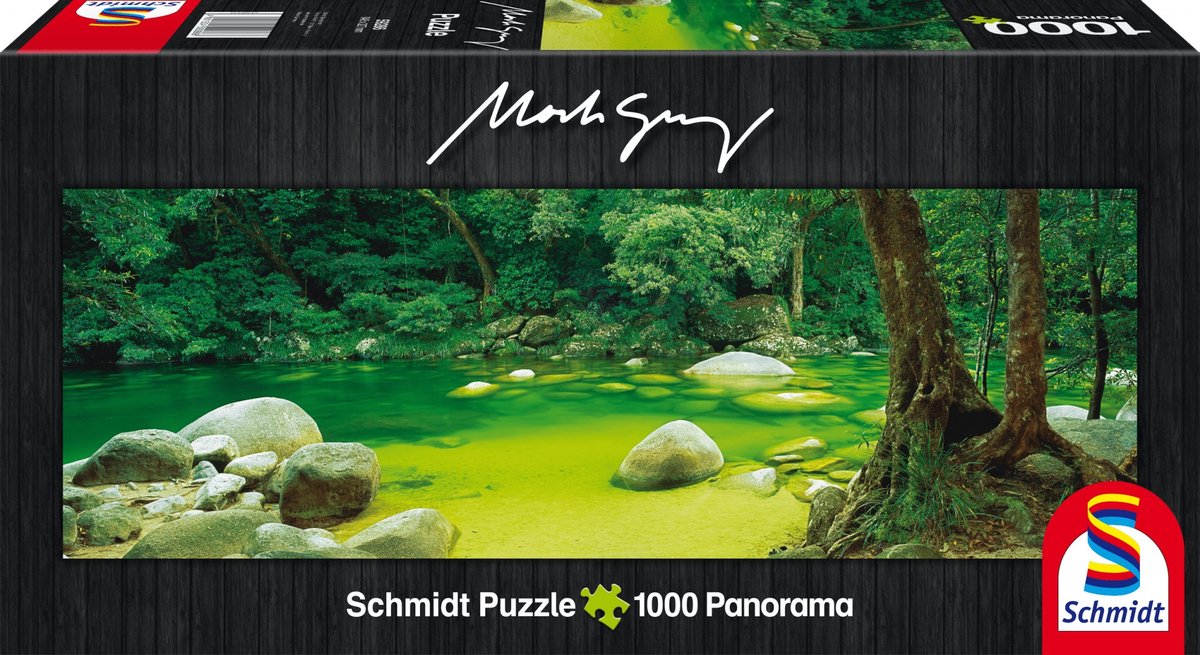 Schmidt puslespil schmidt puslespil - Mossman Gorge - panorama - 1000 brikker