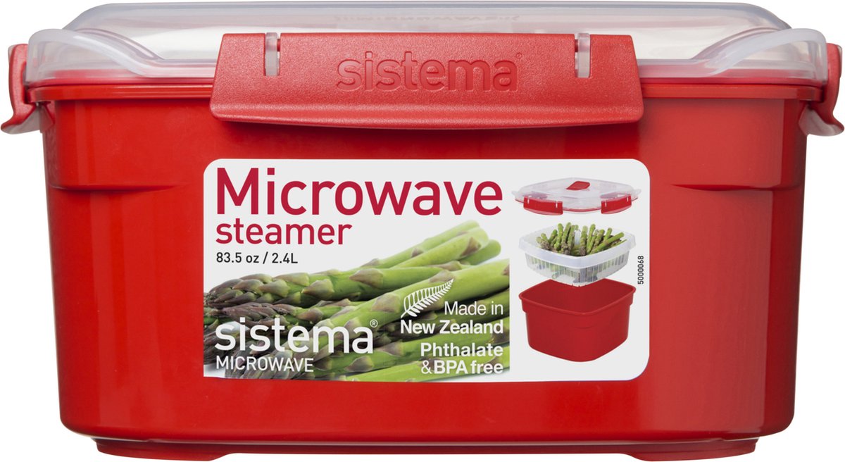 Sistema mikroovn mikrobølgebeholder - dampkoger - 2,4 liter