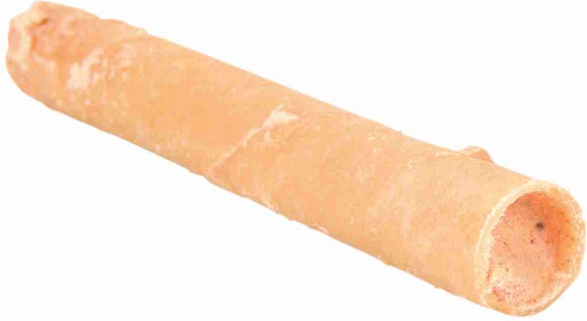 Trixie - hundesnacks - tyggerulle fyldt med laks - 12 cm - 22 g - 100 stk.