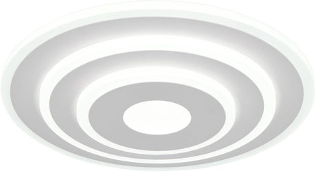 Rl live your light reality goya - loftslampe - hvid mat - inkl. 1x SMD 35 W - fjernbetjening - integreret lysdæmper - trinløst justerbar lysfarve - natlys - dæmpbar med kontakt - væg- og loftmontering - hukommelsesfunktion