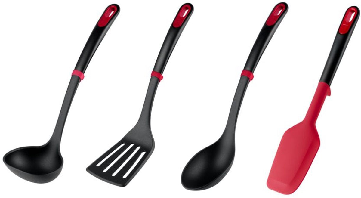 Tefal ingenio plus - spatelsæt - 4-delt - ergonomisk - holdbar
