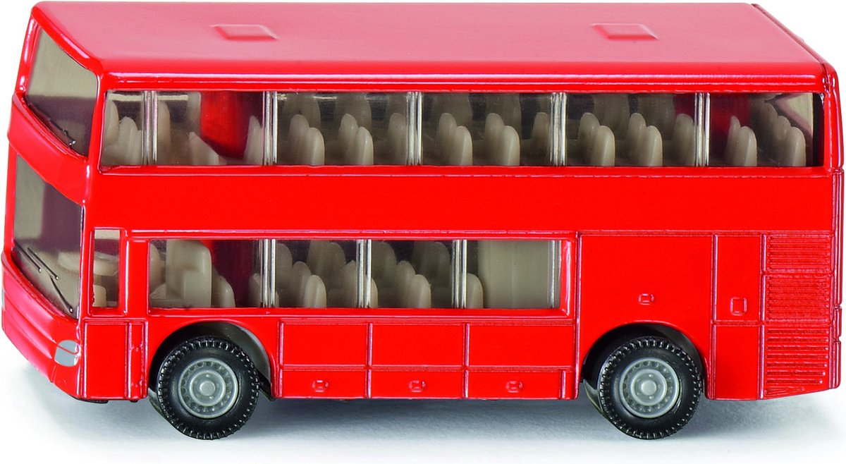 Siku dobbeltdækker bus - rød - legetøj - modelbil