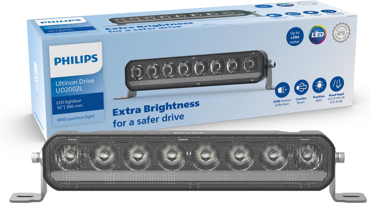 Philips ultinon drive 2002l 10 inch led lichtbalk