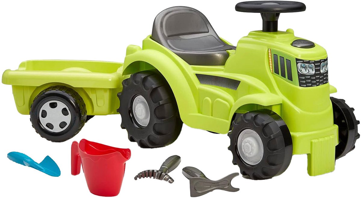 Ecoffier ecoiffier traktor med trailer