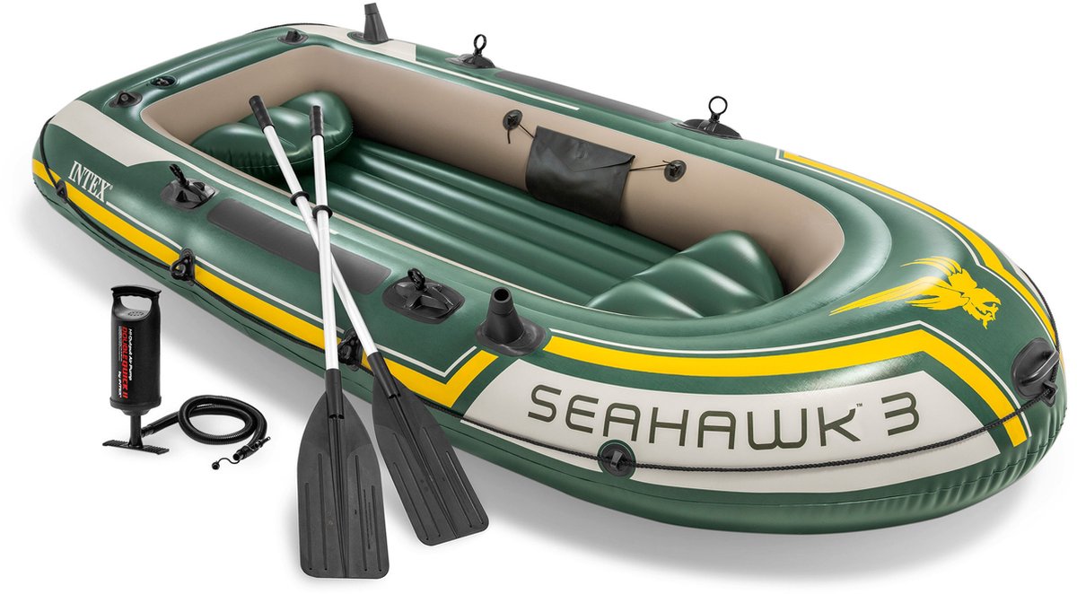 Intex Seahawk 3 sæt - Tre -personers oppustelig båd