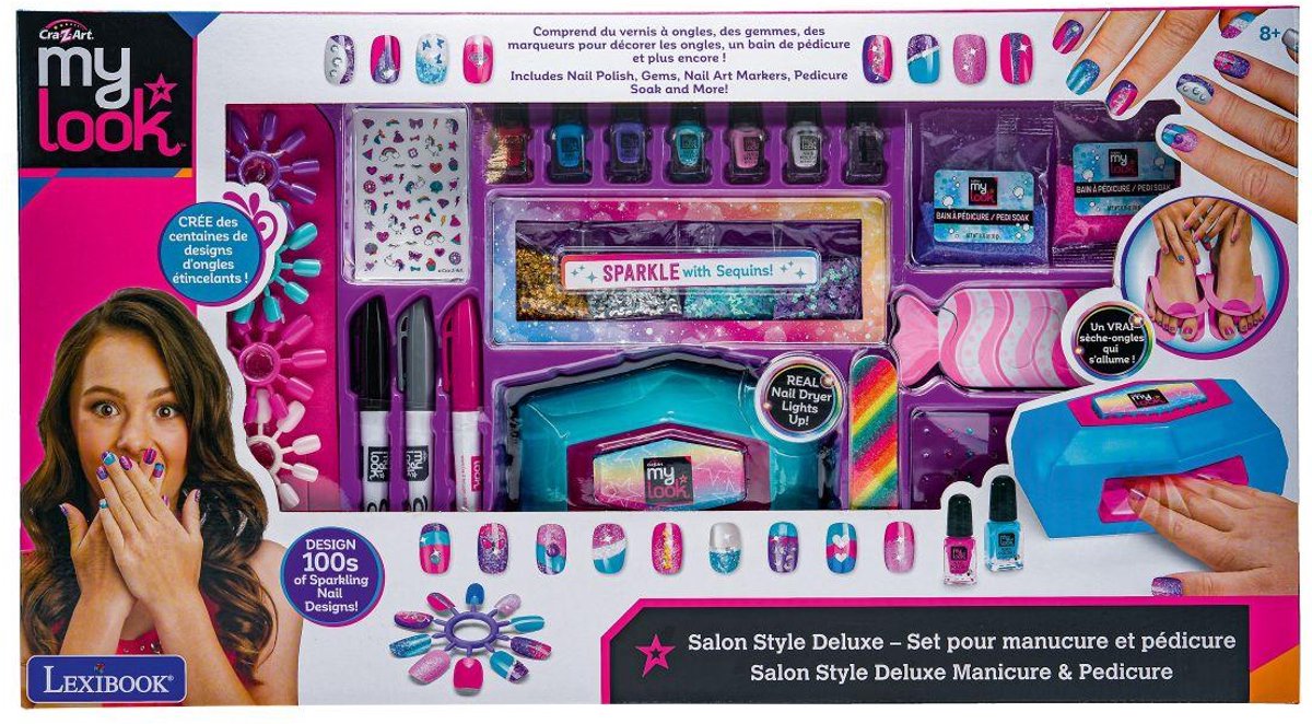 Lexibook salon stil deluxe manicure pedicure