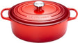 Le creuset signatur - bradepande - oval - kirsebærrød - 40 cm - 13,9 l - induktion
