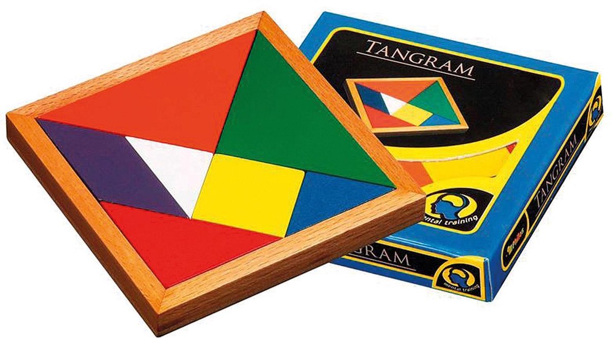 Philos puslespil tangram 4 - 7 brikker