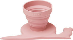 Scrunch regnvandsmåler - pink - foldbar - genanvendelig