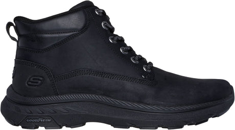 Skechers pollard - waylon heren instappers - zwart 43