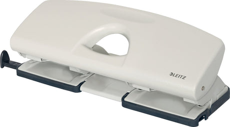 Leitz 4-huls hul - 25 ark - til mapper og ringbind - grå