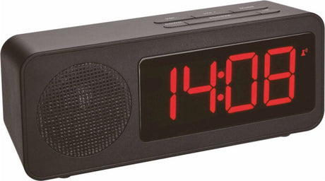 Tfa dostmann 60.2546.01 radio vækkeur sort alarm tider: 1
