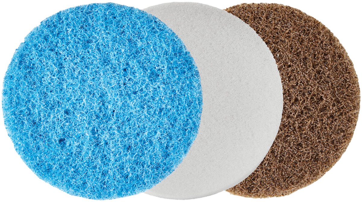 Dremel tilbehør versa pc365 - blandet tilbehørssæt versa - inkl. 1 blød slibeplade, 1 anti-ridse slibeplade og 1 kraftig slibepude