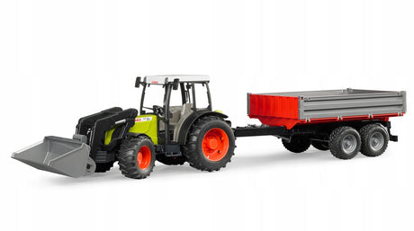 Bruder Claas Nectis 267F traktor med frontlæsser og trailer